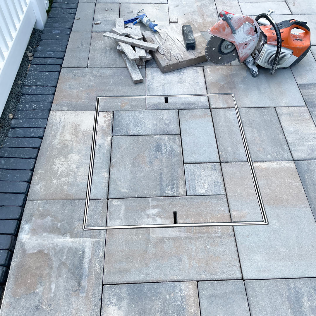 Large HIDE access cover installation after completion of the job