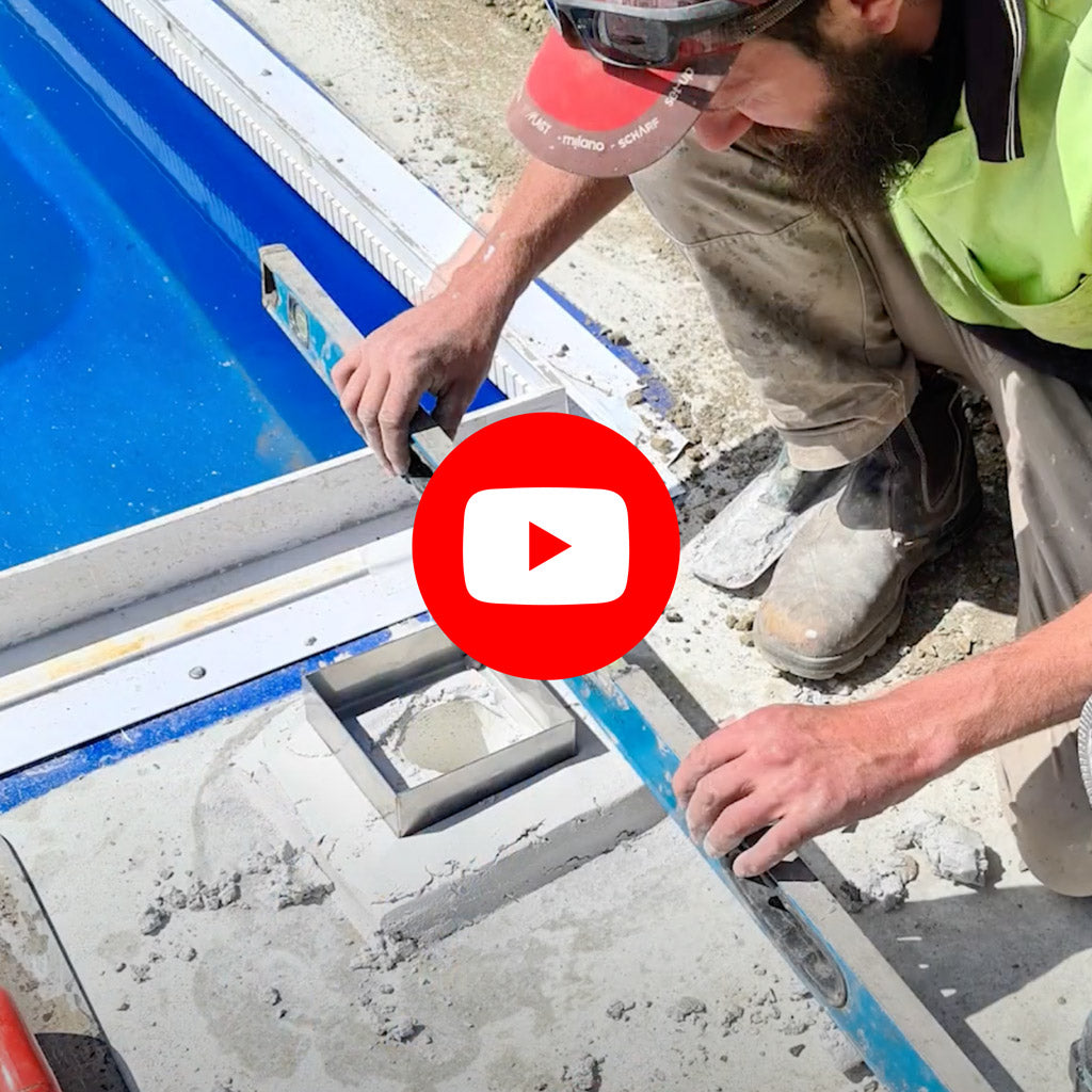 Installing HIDE Concrete Covers, installing a 156mm Access Cover with wet-pour concrete infill and surrounds.