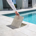 Lifting a HIDE Skimmer Cover using the safety key