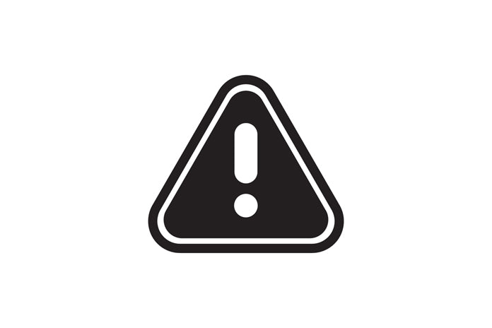 Warning danger icon